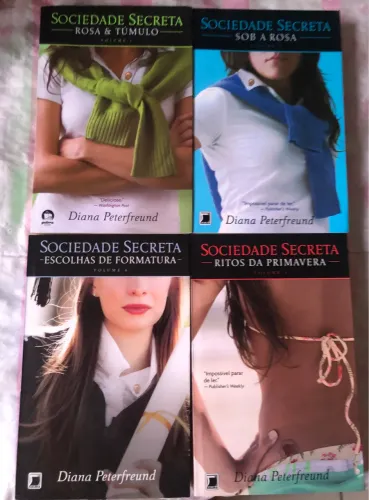 Coleção de livros Sociedade Secreta: Rosa & Túmulo - 4 livros