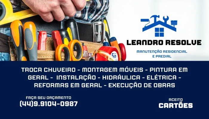 Pintor, montador de móveis, reparos Hidraulicos e elétricos 