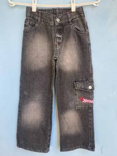 Calça Jeans Infantil da HotWheels (Original), Tam 6
