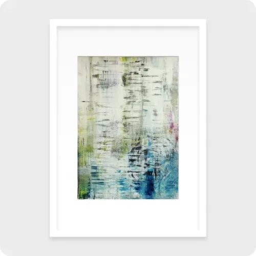 Quadro decorativo feito à mão - pintura a óleo | Fluido