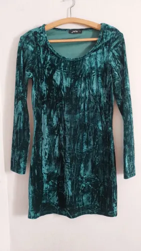 Vestido veludo molhado Renner - P
