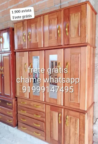 Guarda roupa de casal 4 portas novo .