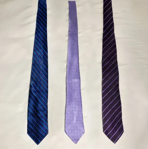 Conjunto com 3 gravatas masculinas