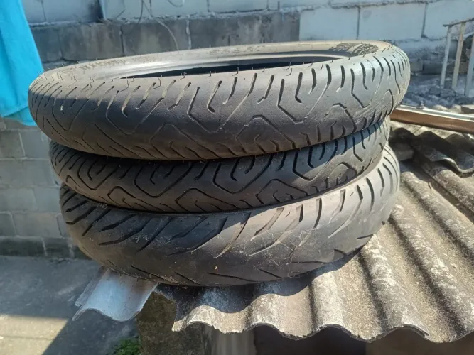 Pneu Moto meia vida 