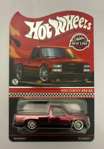 Hot Wheels 1990 Chevy 454 SS Red Line Club
