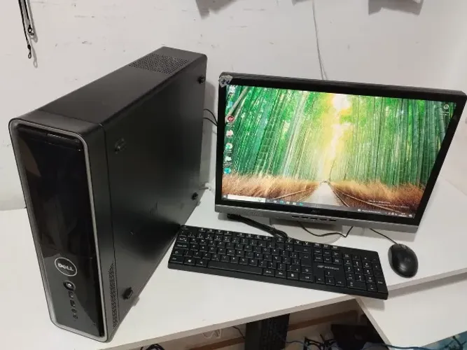 Pc Completo Dell, Core2Quad 9500, 8gb mem DDR3, SSD 120gb, Monitor 19 pol *Entrego *Parcel