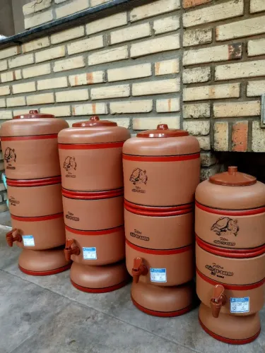 FILTROS DE BARRO com VELAS e TORNEIRA