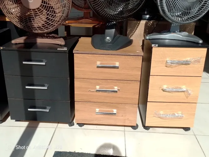  Gaveteiras - Ideais para Escritório - Frete Grátis 