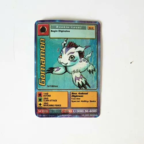 DIGIMON Cartão Gomamon 