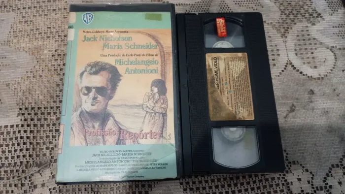Fita VHS Profissão Repórter Jack Nickolson