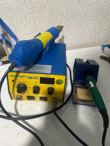 SOPRADOR DE AR QUENTE + FERRO DE SOLDA