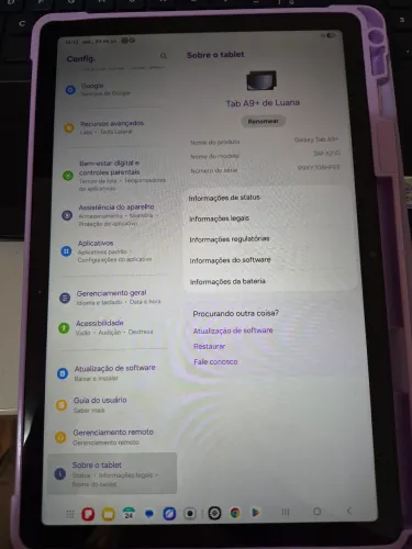Tab Galaxy A9+