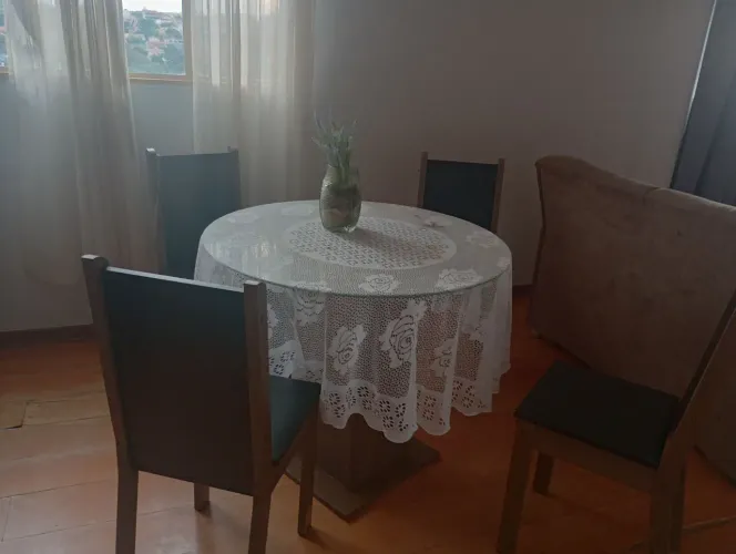 Mesa de vidro redonda 
