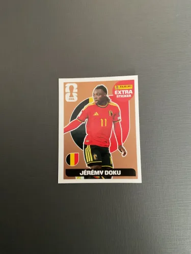 Figurinha da copa 2026 Jérémy Doku bronze