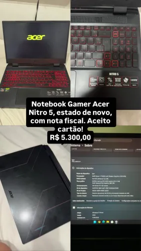 Notebook gamer arcer