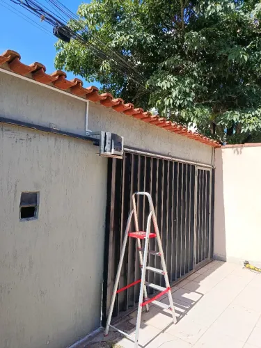 Instalação de motor em portão 