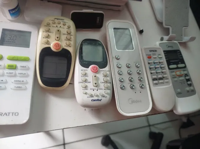 Controles de Ar condicionado