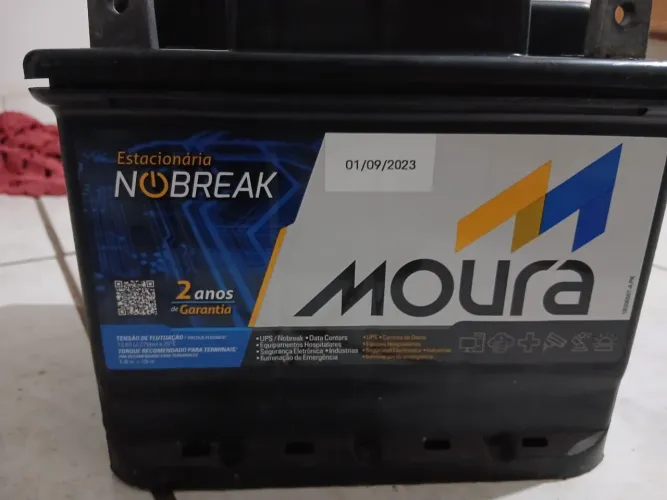 Bateria estacionária Moura 41ah com 12.9 V