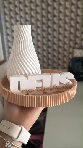 Vaso Decoração Deus no Controle