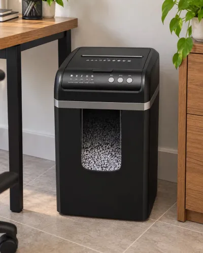 Fragmentadora de Papel C283B 300 Folhas Automática 12 Manos