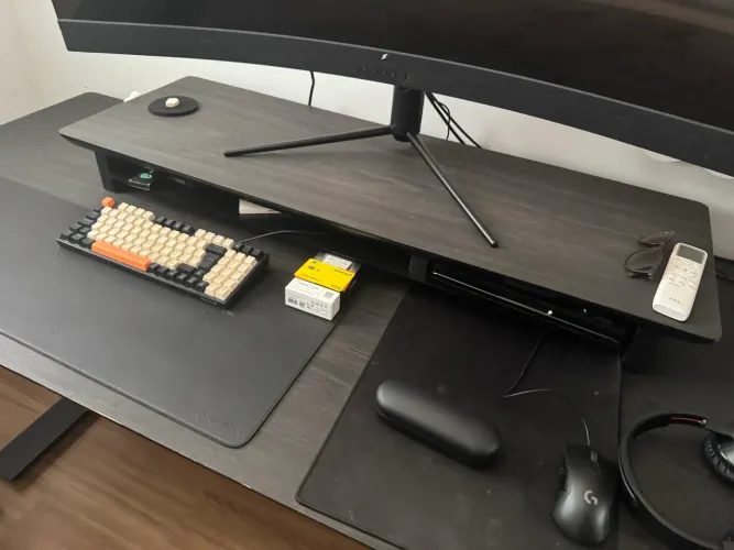 Mesa Gamer / Escritório original Anma Setups 220x80cm + Standpro