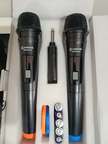 Microfone profissional duplo sem fio / SUPER OFERTA IMPERDÍVEL 