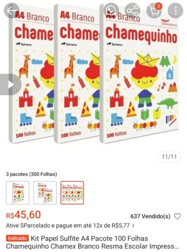 chamequinho 100fls