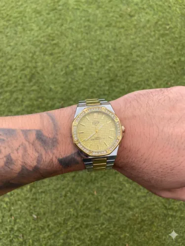 Relógio DHP Prata e Dourado
