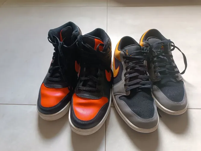 Tênis Nike Originais - Air Jordan 1 Low + Nike Court Vision Mid