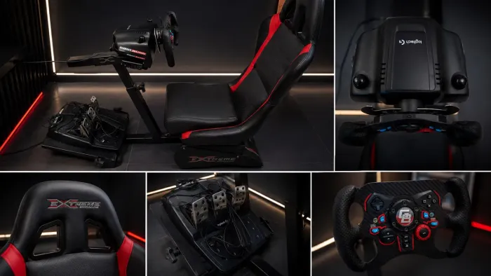 Cockipit Retrátil EXTREME X V3 + logitec G29