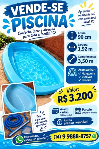 Piscina 6 mil litros