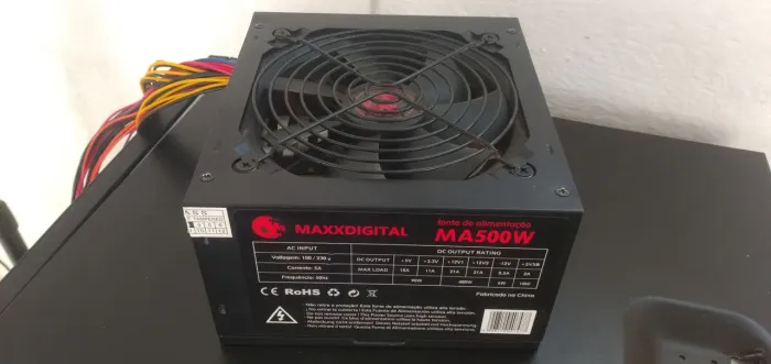 Fonte de PC 500W MaxxDigital MA500W