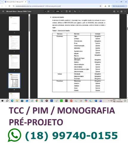 Orientação para Elaboração de Trabalhos Acadêmicos