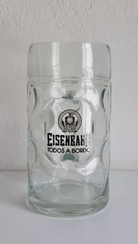 Caneca de Vidro Eisenbahn para Cerveja 1250ml