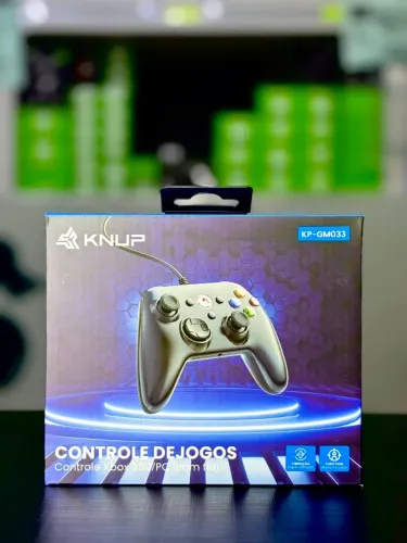 CONTROLE DE JOGO XBOX 360/PC - COM FIO KP-GM033