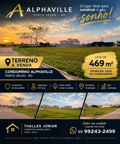 LOTE À VENDA CONDOMÍNIO ALPHAVILLE