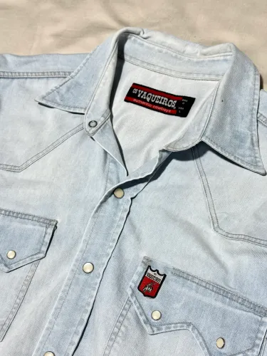 Camisa Jeans Masculina Tamanho G
