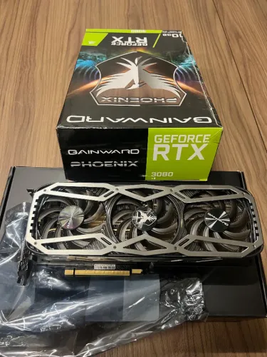 Placa de Video Nvidia RTX 3080 10GB GDDR6X Gainward Phoenix | Caixa + NF-e Único Dono
