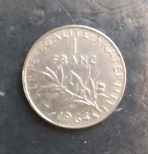 MOEDA DE 1 FRANCO 
