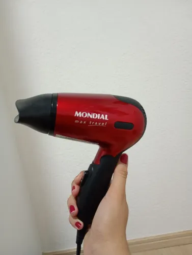 Secador Mondial Travel Vermelho