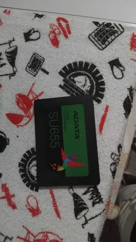 SSD 120GB COM GRAVAÇÃO DE 6GB/S MODELO: ADATA SU655