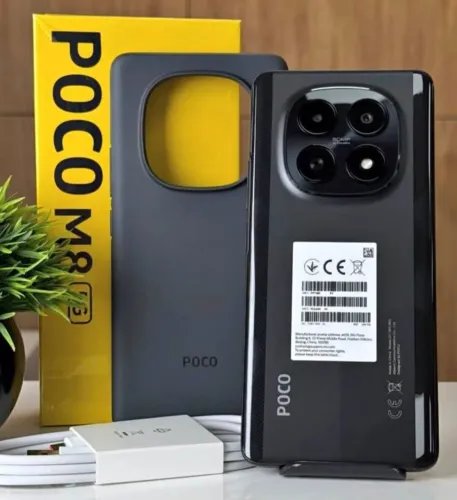 Celular Xiaomi Poco M8 5G NFC - 8 GB RAM / 256 GB (novo - na caixa)