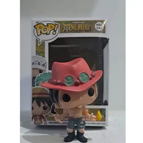 Boneco Figure Ace - One Piece com caixa expositora