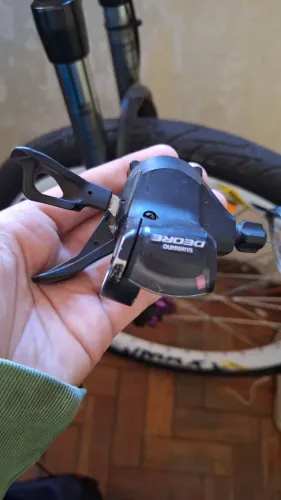 Passador Rapid fire shimano Deore Ml6100 3v ou 2v dianteiro