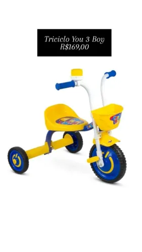 Bicicleta triciclo infantil