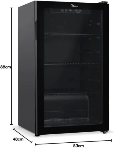 Cervejeira Midea 96L Flex 3 em 1 Painel Touch 127V Preto - BCA10P 7 MESES DE USO