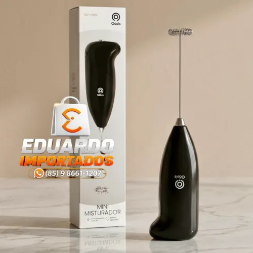  Mixer, Misturador de Bebidas Portátil, Batedor Elétrico + Pilhas