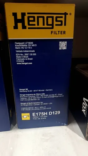 Filtro Lubrificante do Axor 7und cada uma por 57,00