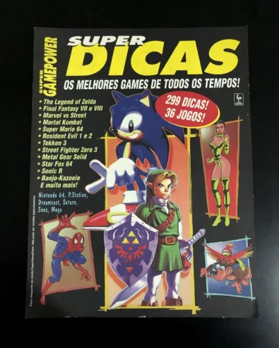 Revista Super GamePower - Super Dicas - Os Melhores Games de Todos os Tempos