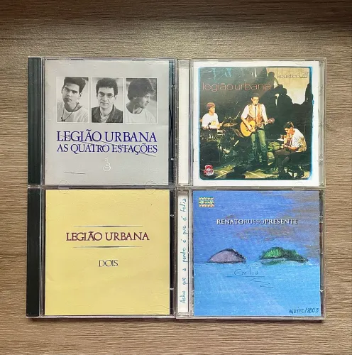 Coleção de CDs Legião Urbana e Renato Russo
